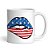 Caneca Personalizada Garota Americana em Cerâmica 325ml - Imagem 4