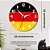 Relógio de Parede Decorativo Bandeira da Alemanha - Relógio da Alemanha - Imagem 4
