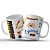 Caneca Decorativa do Equador Com Tema De Viagem - Imagem 1