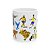 Caneca Decorativa do Brasil – Arte Colorida com Símbolos Nacionais, Souvenir do Brasil - Imagem 3