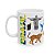 Caneca Decorativa do Brasil – Arte Colorida com Símbolos Nacionais, Souvenir do Brasil - Imagem 2
