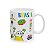 Caneca Decorativa do Brasil – Arte Colorida com Símbolos Nacionais, Souvenir do Brasil - Imagem 4