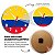 Relógio de Parede Decorativo Bandeira da Colômbia - Relógio da Colômbia - Imagem 3