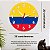 Relógio de Parede Decorativo Bandeira da Colômbia - Relógio da Colômbia - Imagem 4