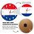 Relógio de Parede Decorativo Bandeira Da Holanda - Relógio da Holanda - Imagem 3