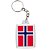 Chaveiro Decorativo Pontos Turísticos de Noruega Souvenir 6x4cm - Imagem 3