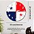 Relógio de Parede Decorativo Bandeira Do Panamá - Relógio Temático do Panamá - Imagem 4