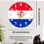 Relógio de Parede Decorativo Bandeira Do Paraguai - Relógio Temático do Paraguai - Imagem 4