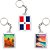 Chaveiro Decorativo Pontos Turísticos da República Dominicana Souvenir 6x4cm - Imagem 1