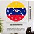 Relógio de Parede Decorativo Bandeira Da Venezuela - Relógio Temático da Venezuela - Imagem 4