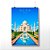 Placa Decorativa Pontos Turísticos da Índia Taj Mahal em MDF - Imagem 2
