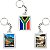 Chaveiro Decorativo Pontos Turísticos da África Do Sul Souvenir 6x4cm - Imagem 1