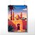 Placa Decorativa Pontos Turísticos de Marrocos Jardim Majorelle em MDF - Imagem 11