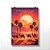 Placa Decorativa Pontos Turísticos de Marrocos Jardim Majorelle em MDF - Imagem 1