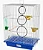 Gaiola Brasil Azul Epóxi – 40 × 27 × 51cm - Imagem 1