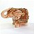 Elefante com Cristais - Marrom - Imagem 1