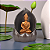 Incensário Cascata Flor De Lótus Com Buda Meditando - Imagem 2