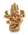 Ganesha Sentado no Banco Dourado - Imagem 1