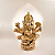 Ganesha Sentado Dourado - Imagem 2