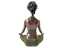 Escultura Yoga Meditação Verde - Imagem 3