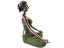 Escultura Yoga Meditação Verde - Imagem 4
