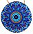Mandala de Parede Azul n.3 - Imagem 1