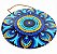 Mandala de Parede Azul n.5 - Imagem 2