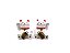 Casal Manekineko Com Cristais - Imagem 4