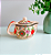 Chaleira Oriental Pequena em Porcelana - Floral - Imagem 1