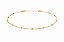 Choker com extensor de bolinhas Semijoia Banhada a Ouro 18k - Imagem 1