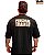 Camiseta Oversized 100% Algodão Preta - Imagem 2