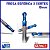 Fresa Esférica BLUE Metal Duro 65HRC 2C 10mmx25x75 H10 - Imagem 1