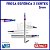 FRESA ESFÉRICA BLUE METAL DURO 65HRC 2C 2mmX6X50 H4 - Imagem 1