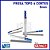 FRESA RETA BLUE METAL DURO 65HRC 4C 3mmX8X50 H3 - Imagem 1