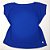Blusa Ombro a Ombro Azul Royal 14009 - Imagem 3