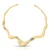 Colar dourado escultural wave sculpted - Imagem 2