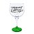 Medieval Taça Para Gin De Vidro Importante Ser Feliz 600ML - Imagem 1