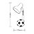 Taschibra Luminária de Mesa TLM 55 Bola de Futebol Branca - Imagem 6