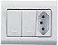 Tramontina LizFlex Caixa de Sobrepor 2 Interruptores Simples C/ 1 Tomada 2P - Imagem 10