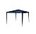 Mor Gazebo 3m x 3m Poliester Oxford Azul com Silvercoating - Imagem 2