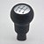 Bola de Cambio Manopla Alavanca Gol G3 Parati Saveiro G3 1999 2000 2001 2002 2003 2004 2005 Lente Prata - Imagem 2
