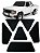 Forro Manta Acústica do Capô Gm D20 D40 A20 C20 1985 1996 Automotiva Isolante Adesivado com Presilhas Modelo Original - Imagem 1