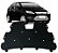 Forro Manta Acústica do Capô Ford Focus 2009 2010 2011 2012 2013 Automotiva Isolante Adesivado com Presilhas Modelo Original - Imagem 1