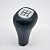 Bola de Cambio Manopla Marcha Ford KA 1996 / 2000 FIESTA 1996 / 2007 COURIER 1996 / 2013 PRETA Resina Prata - Imagem 2