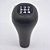 Bola de Cambio Manopla Marcha Ford KA 1996 / 2000 FIESTA 1996 / 2007 COURIER 1996 / 2013 CINZA Resina Preta - Imagem 3