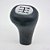 Bola de Cambio Manopla Marcha Ford KA 1996 / 2000 FIESTA 1996 / 2007 COURIER 1996 / 2013 CINZA Resina Prata - Imagem 3