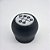 Bola de Cambio Manopla Marcha Chevrolet VECTRA 1997 / 5M 1997 1998 1999 2000 2001 2002 2003 2004 2005 RESINA PRATA - Imagem 2