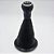 Kit Coifa de Alavanca Com Manoplas de Câmbio Carro Volkswagen Gol G3 1999-2005 Com Bola / ARO CROMADO / Cor: PRETO - Imagem 2