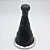 Kit Coifa de Alavanca Com Manoplas de Câmbio Carro Volkswagen Gol G3 1999-2005 Com Bola / SEM RESINA / Cor: PRETO (C/ ARO CROMADO) - Imagem 2