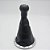 Kit Coifa de Alavanca Com Manoplas de Câmbio Carro Volkswagen Gol G3 1999-2005 Com Bola / RESINA PRETA / Cor: PRETO (C/ ARO CROMADO) - Imagem 2